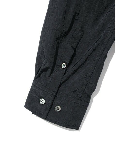 MIDIUMISOLID / ミディウミソリッド シャツ・ブラウス | MIDIUMISOLID Men’s フライフロントナイロンシャツ | 詳細19