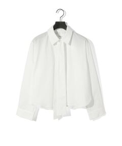 MIDIUMISOLID / ミディウミソリッド シャツ・ブラウス | MIDIUMISOLID for Ladies タイネックシャツ