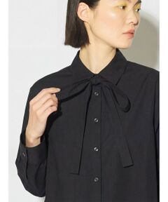 MIDIUMISOLID / ミディウミソリッド シャツ・ブラウス | MIDIUMISOLID for Ladies タイネックシャツ