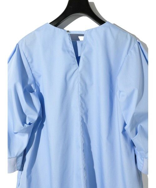 MIDIUMISOLID / ミディウミソリッド シャツ・ブラウス | MIDIUMISOLID for Ladies バックスリットボリュームスリーブチュニック | 詳細15