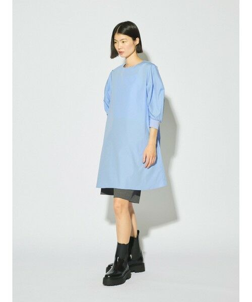 MIDIUMISOLID / ミディウミソリッド シャツ・ブラウス | MIDIUMISOLID for Ladies バックスリットボリュームスリーブチュニック | 詳細3