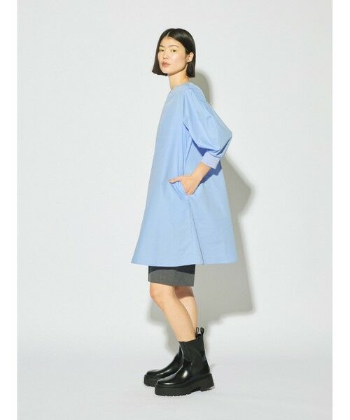 MIDIUMISOLID / ミディウミソリッド シャツ・ブラウス | MIDIUMISOLID for Ladies バックスリットボリュームスリーブチュニック | 詳細4