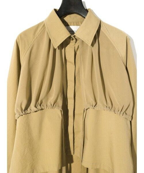 MIDIUMISOLID / ミディウミソリッド シャツ・ブラウス | MIDIUMISOLID for Ladies トレンチシャツ | 詳細15