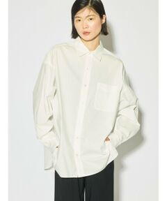 MIDIUMISOLID / ミディウミソリッド シャツ・ブラウス | MIDIUMISOLID for Ladies レギュラーカラービッグシャツ