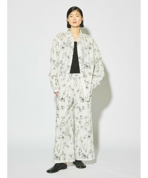 MIDIUMISOLID / ミディウミソリッド シャツ・ブラウス | MIDIUMISOLID プリントレギュラーカラービッグシャツ | 詳細11