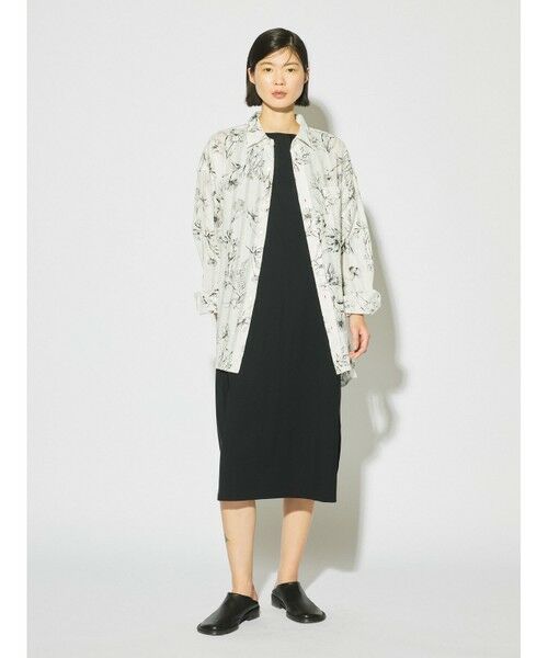 MIDIUMISOLID / ミディウミソリッド シャツ・ブラウス | MIDIUMISOLID プリントレギュラーカラービッグシャツ | 詳細12