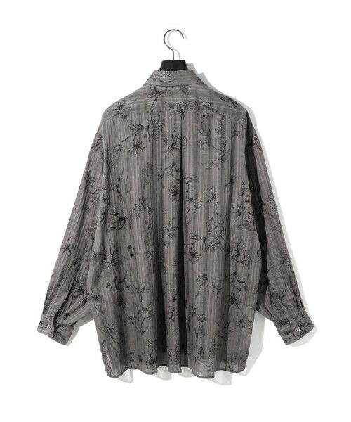 MIDIUMISOLID / ミディウミソリッド シャツ・ブラウス | MIDIUMISOLID プリントレギュラーカラービッグシャツ | 詳細17