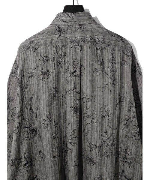 MIDIUMISOLID / ミディウミソリッド シャツ・ブラウス | MIDIUMISOLID プリントレギュラーカラービッグシャツ | 詳細18