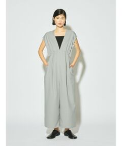 MIDIUMISOLID / ミディウミソリッド その他パンツ | MIDIUMISOLID for Ladies Vネックオールインワン