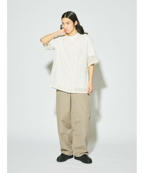 MIDIUMISOLID / ミディウミソリッド その他パンツ | MIDIUMISOLID Men’s コットンリネンパッチパンツ | 詳細4