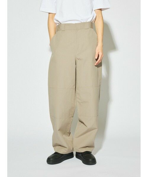 MIDIUMISOLID / ミディウミソリッド その他パンツ | MIDIUMISOLID Men’s コットンリネンパッチパンツ | 詳細8