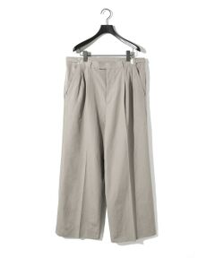 MIDIUMISOLID / ミディウミソリッド その他パンツ | MIDIUMISOLID Men’s コットンリネンワイドパンツ