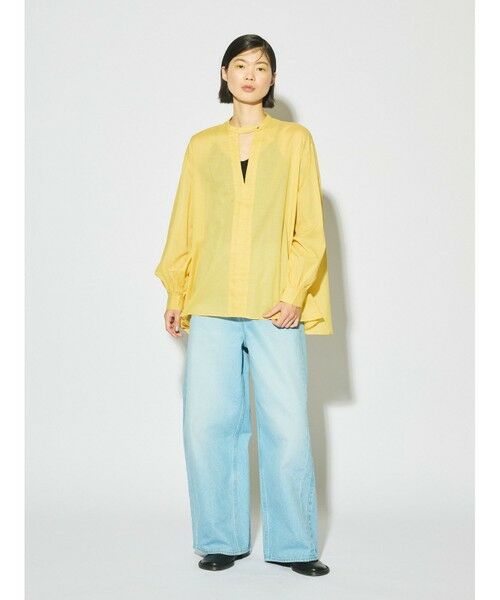 ！！ぽー！！☆新品未使用品☆【ミディウミソリッド】ワイドデニムパンツ♪ MIDIUMISOLID for Ladies ハイウエストワイドデニム（デニム