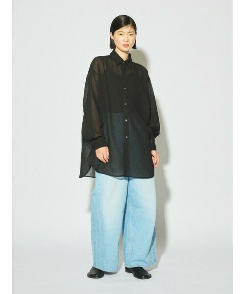 MIDIUMISOLID / ミディウミソリッド デニムパンツ | MIDIUMISOLID for Ladies バレルレッグワイドデニム | 詳細14