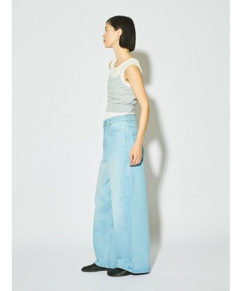 MIDIUMISOLID / ミディウミソリッド デニムパンツ | MIDIUMISOLID for Ladies バレルレッグワイドデニム | 詳細4