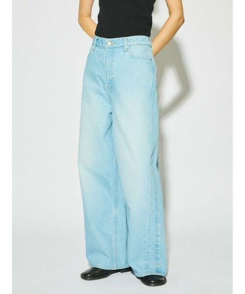 MIDIUMISOLID / ミディウミソリッド デニムパンツ | MIDIUMISOLID for Ladies バレルレッグワイドデニム | 詳細8