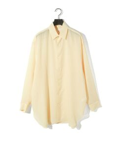 MIDIUMISOLID / ミディウミソリッド シャツ・ブラウス | MIDIUMISOLID for Ladies シアーロングスリーブシャツ