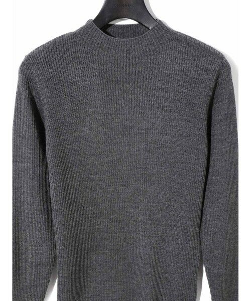 MIDIUMISOLID / ミディウミソリッド ニット・セーター | MIDIUMISOLID for Ladies ハイゲージリブモックネックニット | 詳細13