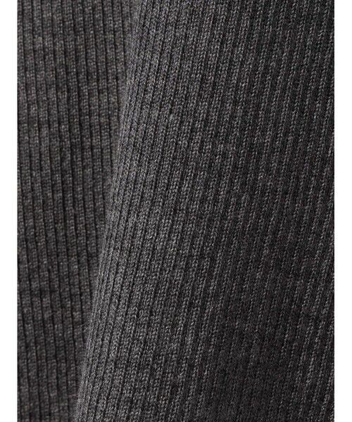 MIDIUMISOLID / ミディウミソリッド ニット・セーター | MIDIUMISOLID for Ladies ハイゲージリブモックネックニット | 詳細12
