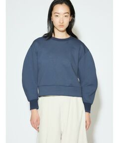 MIDIUMISOLID / ミディウミソリッド カットソー | MIDIUMISOLID for Ladies カーブスリーブダブルニットプルオーバー