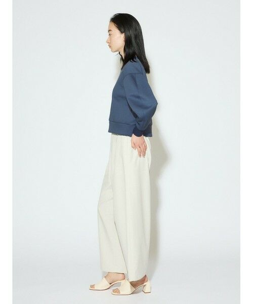 MIDIUMISOLID / ミディウミソリッド カットソー | MIDIUMISOLID for Ladies カーブスリーブダブルニットプルオーバー | 詳細8