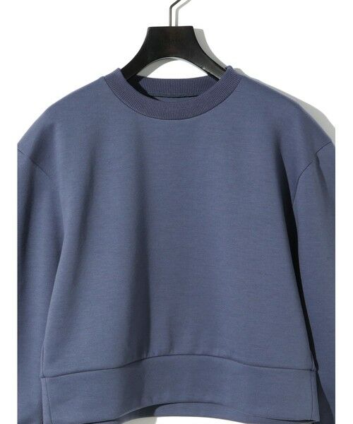 MIDIUMISOLID / ミディウミソリッド カットソー | MIDIUMISOLID for Ladies カーブスリーブダブルニットプルオーバー | 詳細10