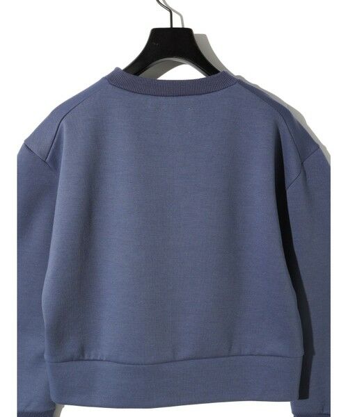 MIDIUMISOLID / ミディウミソリッド カットソー | MIDIUMISOLID for Ladies カーブスリーブダブルニットプルオーバー | 詳細15