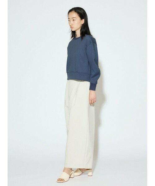 MIDIUMISOLID / ミディウミソリッド カットソー | MIDIUMISOLID for Ladies カーブスリーブダブルニットプルオーバー | 詳細7