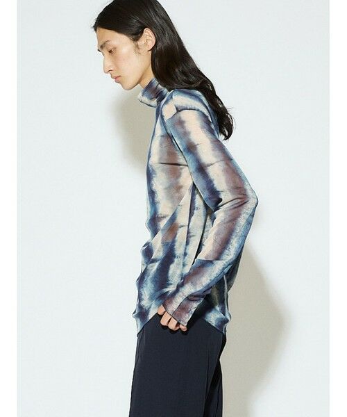 MIDIUMISOLID / ミディウミソリッド カットソー | MIDIUMISOLID Men’s ハイネックチュールプルオーバー | 詳細4