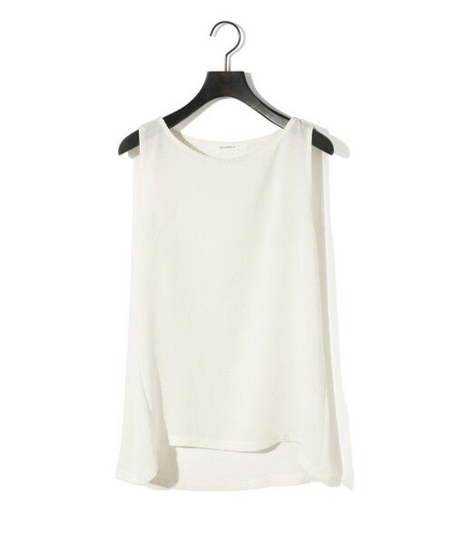 ミディウミソリッド　トップス　ホワイト 50％OFF】MIDIUMISOLID（ミディウミソリッド） ハーフスリーブ