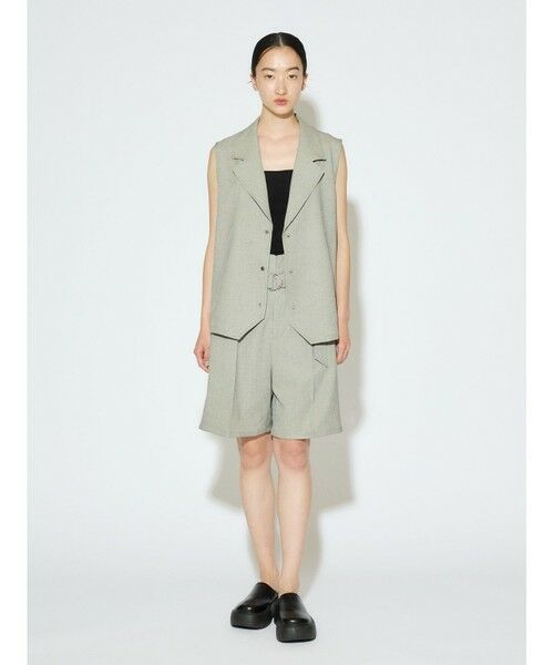 MIDIUMISOLID / ミディウミソリッド カットソー | MIDIUMISOLID for Ladies パッド入りチューブトップ | 詳細9