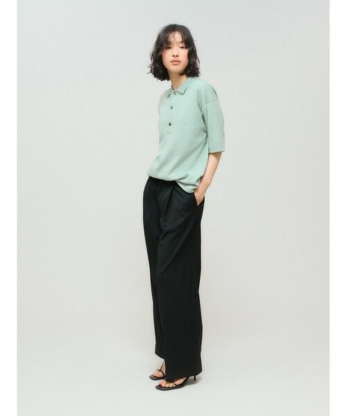 セール】 MIDIUMISOLID for Ladies ポロニットプルオーバー