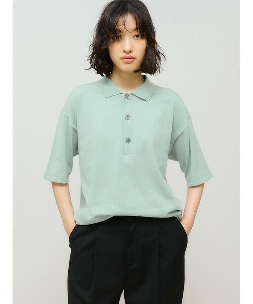 セール】 MIDIUMISOLID for Ladies ポロニットプルオーバー