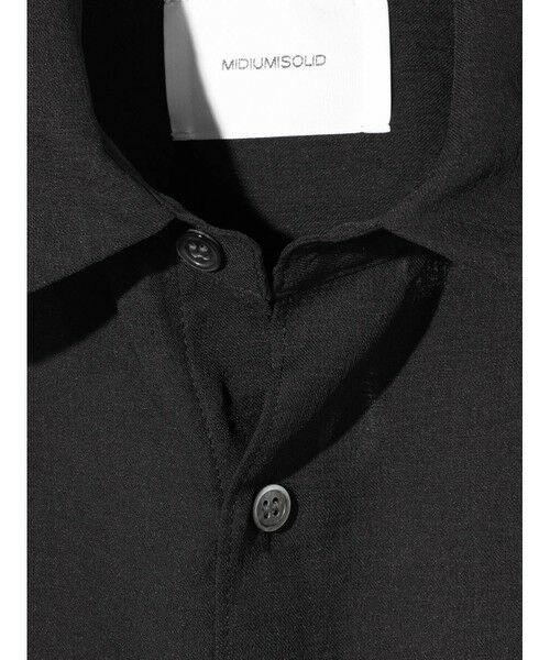 MIDIUMISOLID / ミディウミソリッド シャツ・ブラウス | MIDIUMISOLID Lady’s シアーロングスリーブシャツ | 詳細12