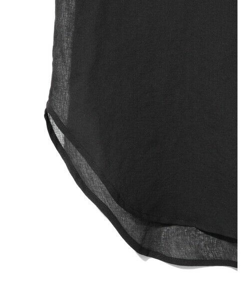 MIDIUMISOLID / ミディウミソリッド シャツ・ブラウス | MIDIUMISOLID Lady’s シアーロングスリーブシャツ | 詳細14