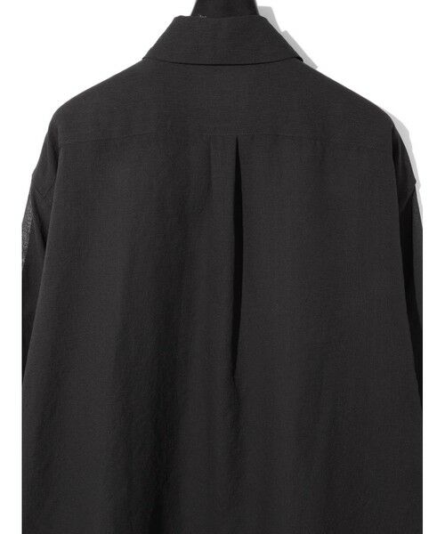 MIDIUMISOLID / ミディウミソリッド シャツ・ブラウス | MIDIUMISOLID Lady’s シアーロングスリーブシャツ | 詳細16