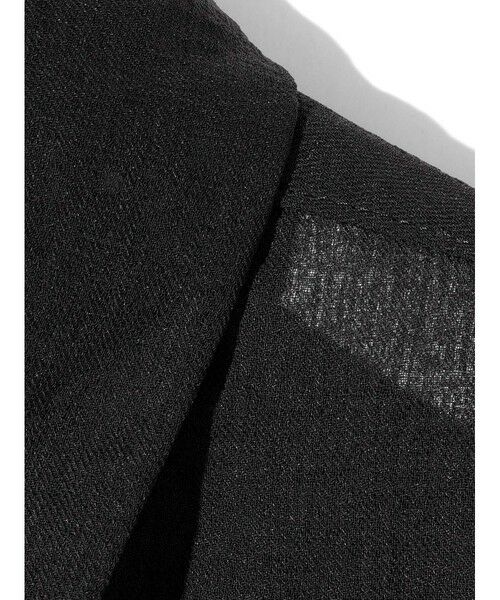 MIDIUMISOLID / ミディウミソリッド シャツ・ブラウス | MIDIUMISOLID Lady’s シアーロングスリーブシャツ | 詳細10