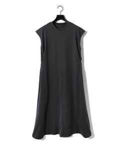 MIDIUMISOLID アシンメトリープリーツノースリーブワンピース セール】MIDIUMISOLID for Ladies アシンメトリープリーツ