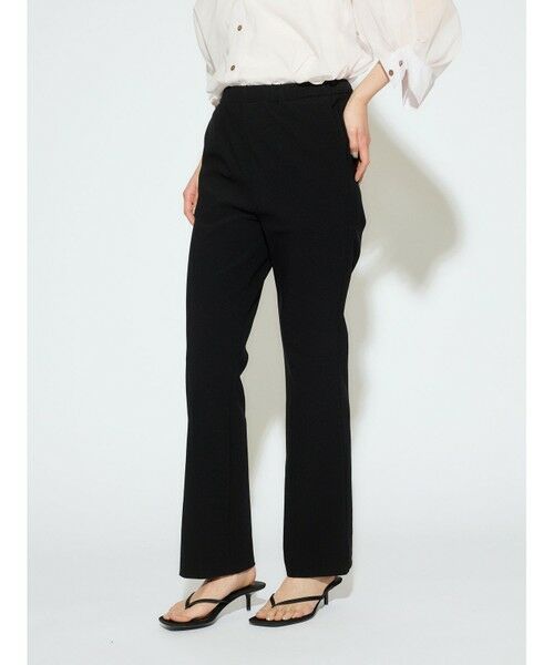 MIDIUMISOLID / ミディウミソリッド その他パンツ | MIDIUMISOLID for Ladies リブフィットストレートパンツ | 詳細6