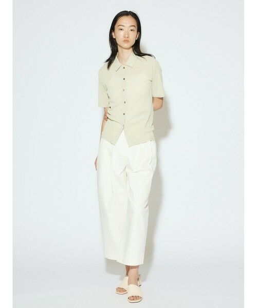 セール】 MIDIUMISOLID for Ladies クロップドワイドパンツ