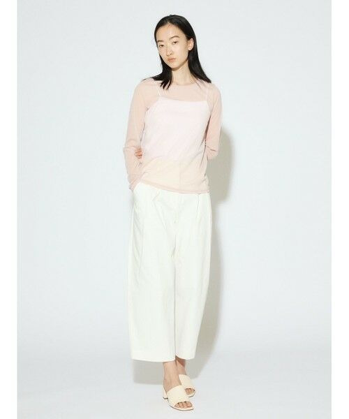 セール】 MIDIUMISOLID for Ladies クロップドワイドパンツ