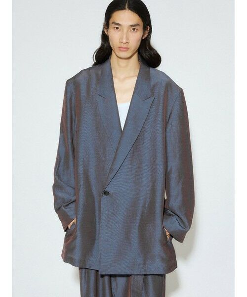 MIDIUMISOLID Men's テーラードロングジャケット （テーラード