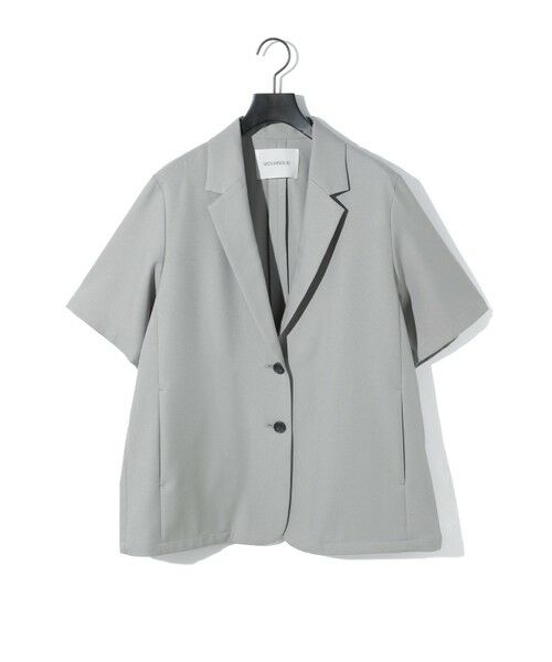 セール】 MIDIUMISOLID for Ladies ハーフスリーブテーラード