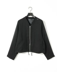 MIDIUMISOLID / ミディウミソリッド ブルゾン | MIDIUMISOLID for Ladies リネンライクメッシュブルゾン