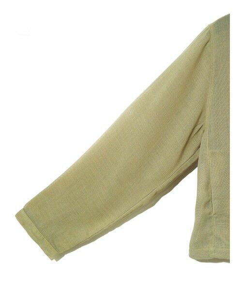 MIDIUMISOLID / ミディウミソリッド ブルゾン | MIDIUMISOLID for Ladies リネンライクメッシュブルゾン | 詳細4