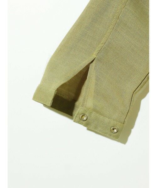 MIDIUMISOLID / ミディウミソリッド ブルゾン | MIDIUMISOLID for Ladies リネンライクメッシュブルゾン | 詳細8