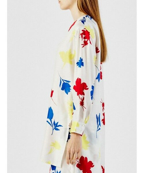 MIDIUMISOLID / ミディウミソリッド ロング・マキシ丈ワンピース | MIDIUMISOLID for Ladies フラワープリントワイドプルオーバー | 詳細4