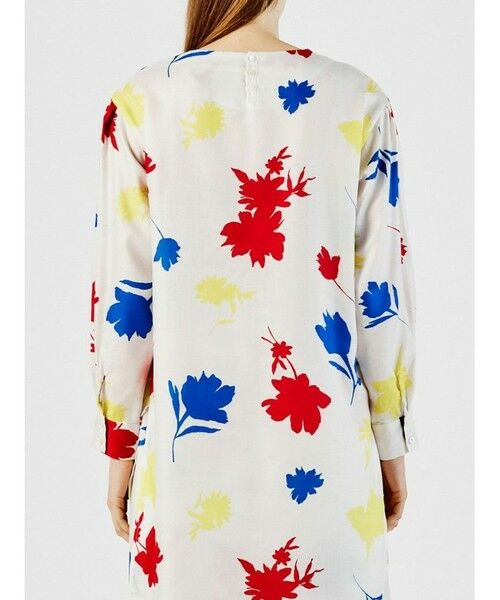MIDIUMISOLID / ミディウミソリッド ロング・マキシ丈ワンピース | MIDIUMISOLID for Ladies フラワープリントワイドプルオーバー | 詳細5