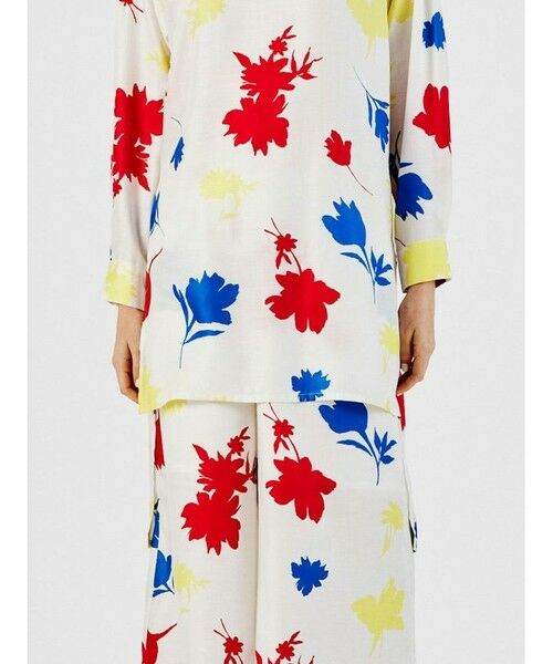 MIDIUMISOLID / ミディウミソリッド ロング・マキシ丈ワンピース | MIDIUMISOLID for Ladies フラワープリントワイドプルオーバー | 詳細6