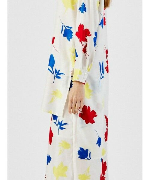 MIDIUMISOLID / ミディウミソリッド ロング・マキシ丈ワンピース | MIDIUMISOLID for Ladies フラワープリントワイドプルオーバー | 詳細7